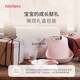 babybjorn宝宝餐具套装儿童礼物防摔辅食叉勺碗婴儿礼盒送礼5件套浅粉色