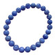 Miling Natural Tanzanite Bracelet Women's Heart of the Ocean Purple Sapphire Crystal Tanzanian Gemstone Three Circle Beads Bracelet Jewelry (A26) Approximately 4.1-4.7mm