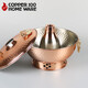 COPPER 100  HOME WARE日本原装进口新光堂铜火锅涮羊肉铜锅 黄色 26cm S-1047H