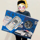 Télécommande Qinmanhai Boy Contrôle tout-terrain de jouet chargée à quatre roues motrices Allliage d'alliage automobile Télécommande à haute vitesse pour enfants avec avion à induction 585-15 Télécommande à quatre voies