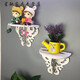 Ancient Fan Maple wall hanging pothos flower rack wall storage rack wall hanging no punching bedroom wall partition living room wall decoration shelf