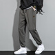 
Maine Sheng 100% pure cotton casual pants for men in spring and autumn loose breathable sports pants solid color versatile youth tying pants SD-6636 gray XL (125-140Jin [Jin equals 0.5 kg])