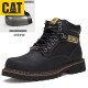 Carter Cat Herrenschuhe Goodyear große gelbe Stiefel Martin Boots Baustelle Arbeitsstiefel Sicherheitsarbeitsschutz Schuhe Stahl Zehen Anti-Smashing Männer gelb 38
