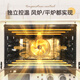 MKFRMKFR家用18升空气炸锅烤箱一体机多功能烘培可视化电烤箱新款小型烤箱烘焙烤箱 乳白色 40L 热风循环烤箱