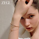 
ZEGL double-layer slim waist rose gold bracelet women's bracelet high-end 2025 new birthday gift for girlfriend