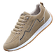 
Western Camel (VANCAMEL) men's shoes for spring and autumn 2025 new breathable light casual leather shoes for one foot Forrest Gump shoes versatile men's sports AW9902 white cloth style one size smaller 44
