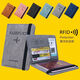 Dyqt Passport Sac Protection Case Antift Theft Swipe Case ID ID Storage Bank Card Card RFID Travel Id Carte Veste Sac Passeport [noir] Anti-démagneté