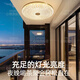 
Heart mirror full copper ultra-thin outdoor ceiling light villa entrance door ceiling light simple aisle terrace balcony lamp waterproof courtyard light X3895-500/round shape