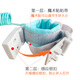 
HAPAGE German children's anti-lost traction rope baby anti-lost bracelet children's anti-lost rope baby slip artifact Mint blue 1.5 meters [Induction lock]