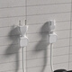 Xunhui Magnetic Cable Processor Desktop Wandmontierte Mobiltelefondaten Kabel Ladungskabel Speicher-Kabel Kabelverkabelungsschnalle Stecker Haken Weiße 6 Pakete