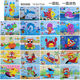 Enfants de pâte animale 3D tridimensionnels dessin animées de maternelle à petite classe jouets éducatifs auto-adhésifs bricolage à la main autocollants dinosaures 20 exemplaires [animaux + transport + fond marin + dinosaure]