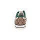 Gucci (Gucci) Men's Tennis 1977 Serie Fabric Lace-Up Casual Sports Shoes 606111 HVK20 9766 Patrón Beige / Ebony GG 44 / marca Código original de la marca 10