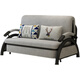 Harshton Sofa Bett Dual -Purple -Stoff Multifunktional wirtschaftlicher teleskopisch moderner einfaches Wohnzimmer Balkon Sitz und liegendes abnehmbares Sofa -Bett 1,2 Meter 7 cm Schwamm Aufbewahrung Optionales Farben 1,0 Meter - 1,8 Meter