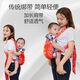 Baby elephant (bbet) old-fashioned strap traditional baby back Guangdong thin cotton turban front and back dual-purpose baby to go out simple back bag Dingcai and Liangwang