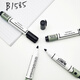 Standard européen (Mate-Ist) Facilement facilement forgé de tableau blanc stylo à base d'eau à base de conférence 10 pack B1585 noir