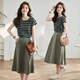 
FeiLiFan French dress women's new style 2025 summer high-end small temperament fashionable skirt suit for women summer beige 2XL (recommended 128-140Jin [Jin equals 0.5 kg])