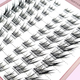 Meet the Beauty Fox False Eyelashes Natural Curl Simulation Slanting Flying Fox Eyes Animal Style Su Daji Segmented Eyelashes Gold Feather Clip