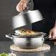 Maxcook steamer soup pot hot pot 304 stainless steel 28cm single layer soup steamer thickened multi-bottom soup steamer MCZ560