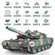 
Yunya remote control tank can launch gesture sensing multiplayer battle tracked car four-wheel drive off-road mecha two-person toy [12 channels] remote control tank-not launch