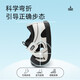 
Tylanis children's shoes summer new toddler shoes for boys toe anti-kick sandals for girls anti-slip soft sole breathable shoes functional shoes white/black 19 inner length 13.0 suitable for foot length 12.3~12.7