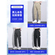 Pantalon décontracté Aemape pour les vêtements de travail masculins été minces de pantalon à attacher neuf points harem marque à la mode beau pantalon à séchage rapide pour garçons y2021 kaki xl 125-140jin [Jin est égal à 0,5 kg]