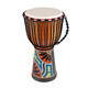 Jaek Dante African Drum Professional Performance Master Drum Teaching Percussion Instrument Old Goatskin Indonesian African Hand Tank Standard Standard Rouge de 12 pouces (Big Gift Pack)