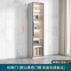 Chugong solid wood bookcase with glass door can be customized for home living room integrated wine cabinet hand-made display combination storage storage cabinet 40cm single door elegant white