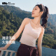 蕉下（beneunder）背心吊带女打底无袖内搭文胸背心式女士轻薄修身外穿SF615 漫暮黑 M