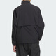 Adidas jacket men's autumn new ragdoll sleeve sportswear casual loose woven stand collar jacket jacket KC3892/black-three stripes/stand collar M