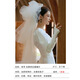 Qingwei Marriage marriage certificate registration veil romantic proposal super fairy photo veil bride marriage puffy varnish
