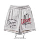 Amerikanische Shorts Herren Sommer Lose Sport vielseitige Mode lässige Shorts Einfacher trendiger Brief gedruckt Fünf-Punkte-Hosen Xiwang Batch F694 Black XL