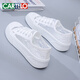 Cartelo 2025 Chaussures en maille neuves d'été Small Small White Women's Shoes Touvas Chaussures polyvalentes Sole épaisse chaussure de planche respirante 9902 noir 38