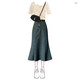 Ximuyao sommer dopamine denim fishtail kleid passung top 2025