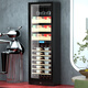 Curtis Compressor Constant Temperature Moisturizing Red Wine Cabinet Home Grape and Wine Box Ice Tea Refrigerator Bar Storage Tea and Red Wine All-in-One Cabinet with Lock Constant Temperature Wine Cabinet High 1.8 Meters Single Temperature Hanging Cup Model + 1.8 Meters High + Door Lock + Depth 580