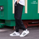 阿迪达斯 （adidas）运动裤男裤2025夏季新款小脚裤跑步训练健身男士裤子休闲长裤 黑色GK9226斜插口袋/收口 M 推荐135-155斤