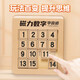 Haofanjie Digital Huarong Road Sliding Puzzle Versión magnética Tres Reinos Matemáticas Matemáticas Bloques de construcción Juguetes Educativos para niños Luban Lock [Versión magnética] Huarong Road de sexto orden Huarong Road