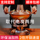 Copper kitchen environmentally friendly oil copper hot pot old Beijing copper pot hot pot commercial pure copper household alcohol outdoor mandarin duck old-fashioned copper stove authentic environmentally friendly oil pure copper pot clear soup 6-8 people 34cm