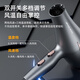 Syouran German hair dryer home quiet bass negative ion high power does not hurt hair salon barber shop special hair dryer high wind blowing hair home constant temperature hair care quick dry silver gray (18000 hair salon level strong wind)