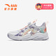 ANTA Children's Sandals Girls' Shoes 2025 Summer New Overbearing Frame Shoes Sports Shoes Baotou Beach Sandals Girls White/Yangxu Purple-6 33