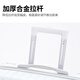 
ZAT high-value zipper suitcase trolley case student suitcase small boarding case password box white 22-inch