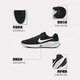 Nike NIKE running shoes men's cushioning breathable RUN SWIFT 3 sports shoes DR2695-002 black and white 40