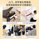 俏娃宝贝（QIAO WA BAO BEI）儿童钢琴3-6岁小女孩玩具初学入门电子琴5早教1音乐器生日礼物2男  黑智能大号37键木质三角钢琴+凳