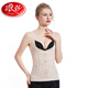Langsha (Langsha) Corsé Corsé Top para mujeres con abdomen El chaleco que forma el cuerpo de la parte superior para la ropa interior de los chalecos soporte para el cofre del corsé 6218 Tono de piel XL