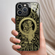 Xianchengke Sanxingdui mobile phone case Apple 14 Huawei mate60 Cultural and creative iPhone 15 Promax Museum OPPO Xiaomi 13 National Treasure vivo peripheral mask 12 National Style P6 JLE15053 Sanxingdui-white glass shell iPhone 15