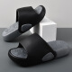 
Haoyunli Summer New Men's Flip-Soled Thick Sole Anti-Slip Wear Fashionable Two-Color Outdoor Beach Beach Sandals Summer White and Black 9928 Thick Sole Two-Color Flip-Soled 40 41