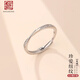 Old silversmith Möbius strip twisted ring s925 silver ring couple silver ring female Valentine's Day gift for girlfriend