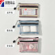 Direct passport storage bag for traveling abroad portable boarding pass change card bag protection case for portable ID card bag [blue + pink + light khaki] 3 packs