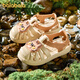 Balabara cartoon children's sandals for summer boys' hole shoes for girls' non-slip soft bottom home infants and toddlers wear beach sandals outside bear khaki 24 inner length 15cm suitable for foot length 14.4-15.3cm