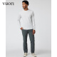 VUORI L/S Feather 飞奥力25春季新品男士休闲运动套头衫 V1048 霜灰/Frost Grey M 175