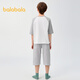 Balabala children's pajamas set spring and summer air conditioning suits for boys and girls home clothes for children small children 209225171201